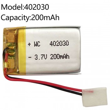Polymer Lithium Rechargeable Battery 1000/200 mAh Li-ion Battery 3.7V 543450 402030 for Smart Phone DVD MP3 MP4 Led Lamp