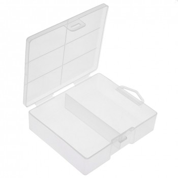 Transparent  battery storage holder box Battery Storage Case Container for Maximum 24 X AA Batteries