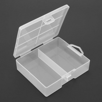 Transparent  battery storage holder box Battery Storage Case Container for Maximum 24 X AA Batteries