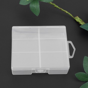 Transparent  battery storage holder box Battery Storage Case Container for Maximum 24 X AA Batteries