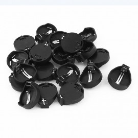 TOP 3V CR2032 CR2025 button cell battery holder adapter black 20 pieces