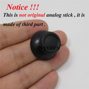 6 pcs Black Analog Stick + LED Light Bar Sticker for Sony Playstation 4 PS4 Slim Pro Controller Thumbsticks for Dualshock 4 Game