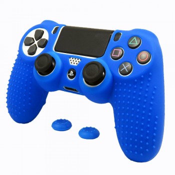 IVYUEEN Anti-slip Silicone Skin Case for Sony PlayStation Dualshock 4 PS4 Pro Slim Controller Cover with Thumb Stick Grips Caps