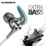 DUSZAKE Q1 Stereo Bass Headphones For Xiaomi Earphone For Phone In-Ear Wired Earphone For Phone Metal Headphones Mic For Samsung