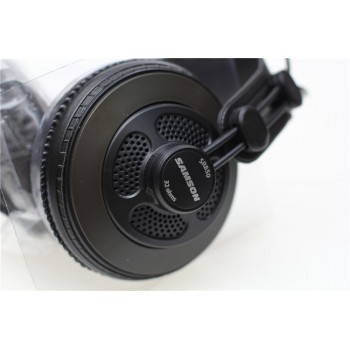 Original Samson SR850 monitoring HIFI headset Semi-Open-Back Headphones for Studio, with leather earcup,without retail box