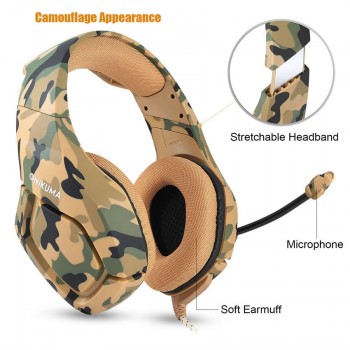 ONIKUMA K1 PS4 Gaming Headset casque Wired PC Stereo Earphones Headphones with Microphone for New Xbox One/Laptop Tablet Gamer