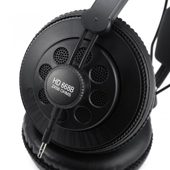 Original Superlux HD668B Professional Semi-open Studio Standard Dynamic Headphones Monitoring For Music Detachable Audio Cable