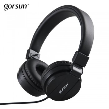 BASS Headphones, Lightweight Stereo Foldable Wired Headphones for Kids Adjustable Headband Headset for Phones Computer PC Music