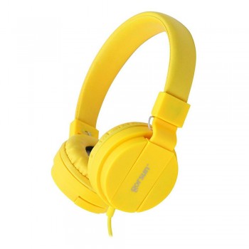 BASS Headphones, Lightweight Stereo Foldable Wired Headphones for Kids Adjustable Headband Headset for Phones Computer PC Music