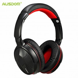 AUSDOM M04s HiFi NFC Bluetooth Headphone Over Ear Wireless Headphones with Mic Strong Bass Stereo Headset for iPhone Xiaomi PC