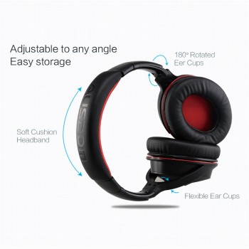AUSDOM M04s HiFi NFC Bluetooth Headphone Over Ear Wireless Headphones with Mic Strong Bass Stereo Headset for iPhone Xiaomi PC