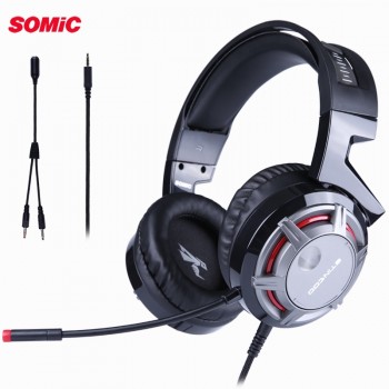 SOMIC G926S PS4 Gaming Headset casque Wired PC Stereo Earphones Headphones with Mic for New Xbox One/Laptop Tablet computer