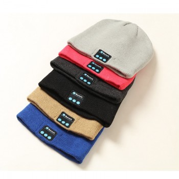 Wireless Bluetooth Hat Call Music Stereo Knitting Bluetooth Headset Cap Fashion Novelty Bluetooth Headset Hat Wireless