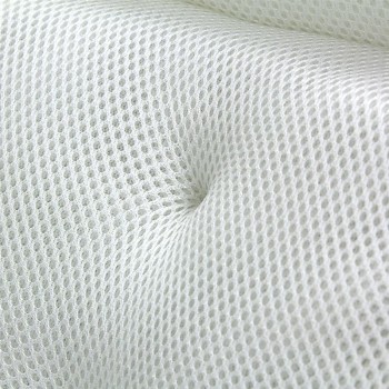 LUOEM Breathable 3D Mesh Spa Bath Pillow with Suction Cups Neck and Back Support Spa Pillow for Home Hot Tub