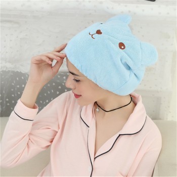 2018 Bathroom Accessories Home amp; Living  Microfiber Hair Turban Quickly Dry Hair Hat Wrapped Towel Bathing Cap