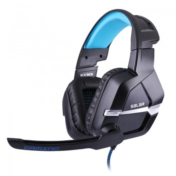 Salar KX901 Gaming Headset Wired Headband with Mic/LED Light Over Ear Stereo Deep Bass for Computer Gamer Earphone Headphones