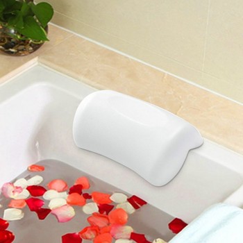 Bathroom Pillow Bathtub Pillow Whiteamp;Black Waterproof Bath Pillows Comfortable Bathtub Headrest With Suction cup
