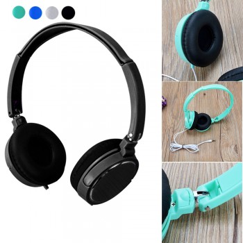 New headphones headset gamer 3.5MM Wired Connector Wire Headphones On Ear Foldable Stereo Headset For Earphone drop shipping