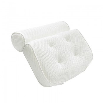 SAFEBET Thickened Bath Pillow Soft SPA Headrest Bathtub Pillow With Backrest Suction Cup Neck Cushion Bathroom Accessories