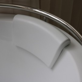 Bath tub square pillow waterproof PU bath pillow soft Pillows headrest back cushion with Suction Cup bath universal