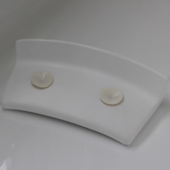 Bath tub square pillow waterproof PU bath pillow soft Pillows headrest back cushion with Suction Cup bath universal