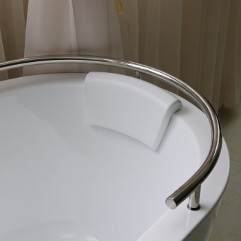 Bath tub square pillow waterproof PU bath pillow soft Pillows headrest back cushion with Suction Cup bath universal