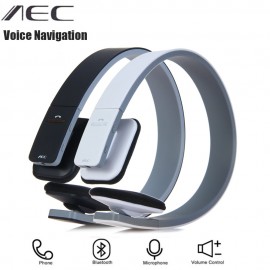 AEC BQ-618 Wireless Bluetooth V4.1 + EDR Headset Support Hands-Free With Intelligent Voice Navigation For Cellphones Tablets PC