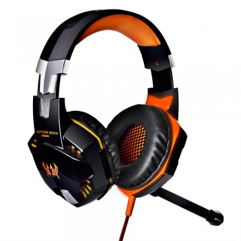 KOTION EACH G2000 Gaming Headset game Headphones Deep Bass Stereo Earphone with LED light Microphone mic for PC Laptop PS4 Xbox