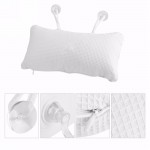 Comfortable Bathtub Pillow Neck Rest Relax Spa Bath Cushion Shellhard Anti-slip Bathtub Pillow