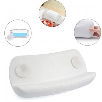 Bathtub Head Pillow Bath Bathtub Sucker Head Pillow Spa Bath Pillow Non-slip Bathtub Headrest Soft Waterproof Bath Pillows