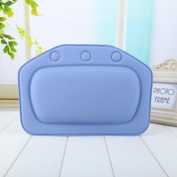 4 Colors Bathroom Supplies Bathtub Pillow Headrest Waterproof PVC Bath Pillows With Suction Cups Head Neck Rest Pillows
