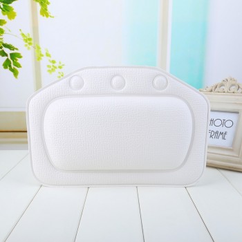 4 Colors Bathroom Supplies Bathtub Pillow Headrest Waterproof PVC Bath Pillows With Suction Cups Head Neck Rest Pillows