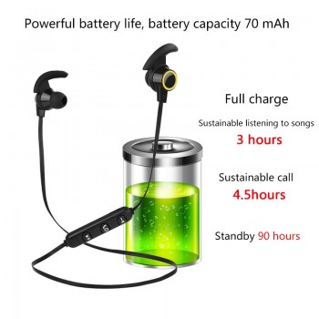 YEINDBOO Wireless Bluetooth Earphone Sports Running Wireless Headset Active Noise Cancelling Headset Phone Bluetooth Earphone