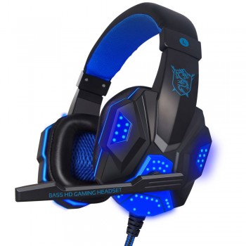 Surround Stereo Gaming Headset Headband Headphone USB 3.5mm LED with Mic for PC Deep Bass Real Game Drop Shipping
