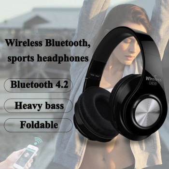 Bluetooth 4.2 Headphones Wireless headset Foldable Headphone Adjustable Earphone With Microphone For Mobile Phone Mp3/Mp4