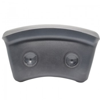 High quality PU Colorful Comfort angle design bath pillow in bathroom spa pillow bathtub headrest with silica gel suction cups