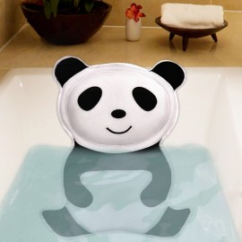 SAFEBET Panda Bath Pillow Soft Neck Cushion Bathtub Pillow With Backrest Suction Cup SPA Headrest Creative Bathroom Accessories