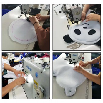 SAFEBET Panda Bath Pillow Soft Neck Cushion Bathtub Pillow With Backrest Suction Cup SPA Headrest Creative Bathroom Accessories