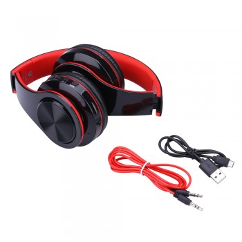 SikkiS Bluetooth 4.2 Headphones Super Bass Sport Wireless amp; Wire Headset with Micphone Stereo Support TF Card HiFi BH-05