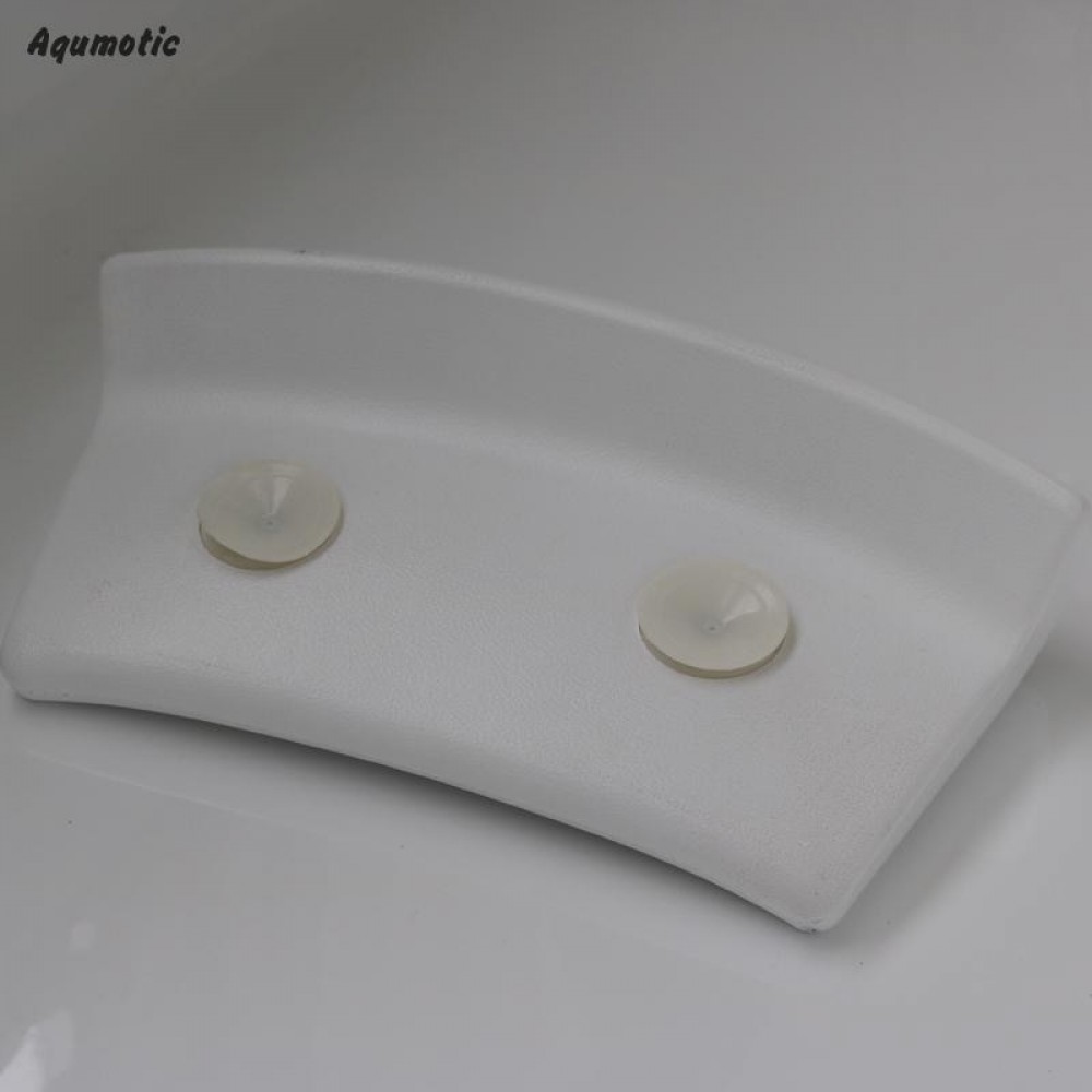 Aqumotic Home Spa Bath Pillow For Straight Back Tub Pillow Rest Luxury Large Bath Pillow Memory Foam Neck amp; Back Comfort Tool