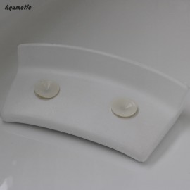 Aqumotic Home Spa Bath Pillow For Straight Back Tub Pillow Rest Luxury Large Bath Pillow Memory Foam Neck amp; Back Comfort Tool