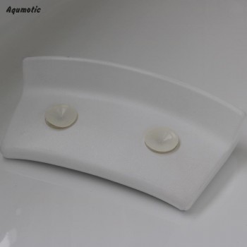 Aqumotic Home Spa Bath Pillow For Straight Back Tub Pillow Rest Luxury Large Bath Pillow Memory Foam Neck amp; Back Comfort Tool