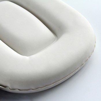 3 Panel Non-slip Spa Bath Pillow Mat Thick Foam Bathtub Cushion Powerful Suction Cups Soft Shoulder Neck Support for Tub Bathing
