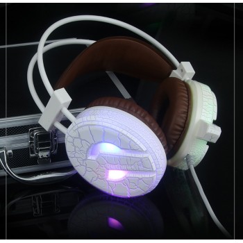 Professional Gaming Headset LED Light High Bass Noise Cancelling Headphone with Microphone H6 For Computer 15J Drop Shipping