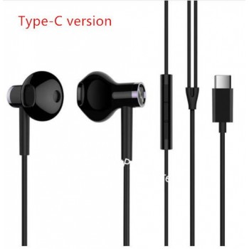 Xiaomi Earphones USB Type-C/3.5mm Headset Half In Ear Wired Control Dynamic Ceramic Speaker Headphones MEMS Mic MI Headsets D5