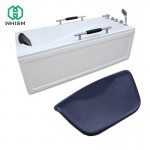 WHISM Luxury SPA Waterproof PU Bath Pillows Bathtub Headrest Suction Cup Foam Bathroom Body Mist Non-Slip Bath Tub Pillow