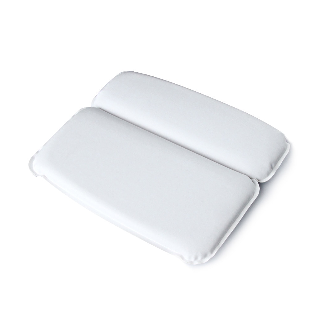 Spa Bath Pillow Suction Cups Extra Soft 2-Panel Design for Shoulder Neck Support Fits Any Size Tub
