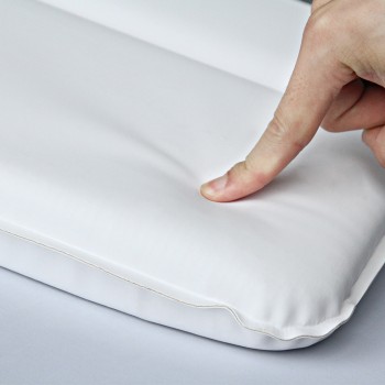 Spa Bath Pillow Suction Cups Extra Soft 2-Panel Design for Shoulder Neck Support Fits Any Size Tub