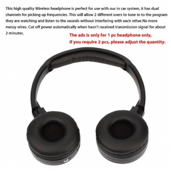 IR Infrared Wireless headphone Stereo Foldable Car Headset Earphone Indoor Outdoor Music Headphones TV headphone 2 headphones