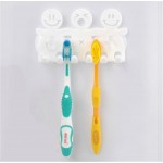 2018 Bathroom Accessories Home amp; Living Bathroom Sets Cartoon Sucker 5 Position Toothbrush Holder Suction Hooks